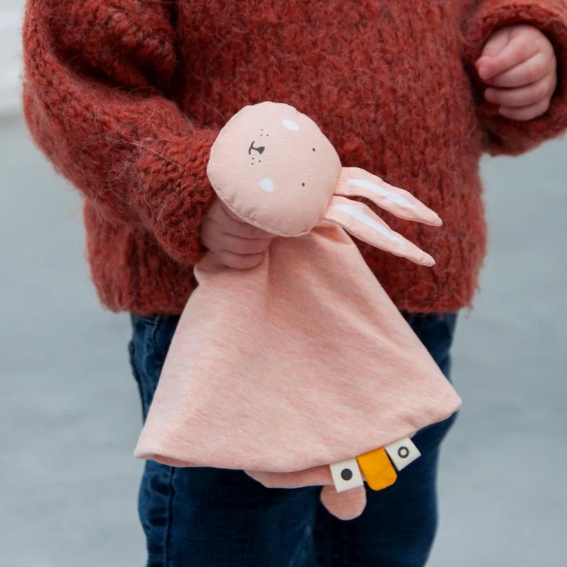 Schnuffeltuch ANIMALS für Baby Bio Baumwolle von Trixie