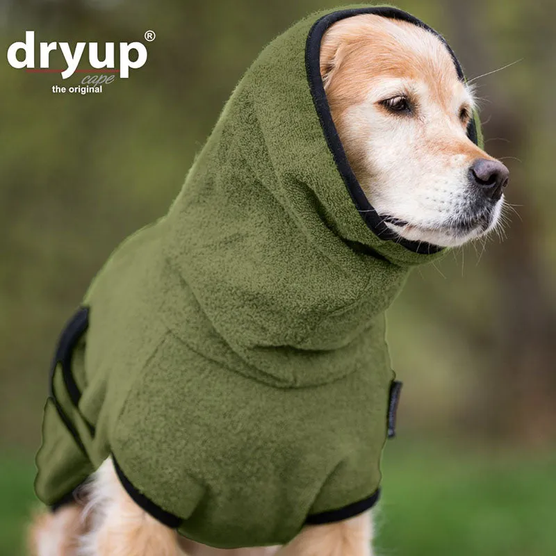 DRYUP cape | Hundebademantel - für mittelgroße Hunde (Gr. XS bis M)