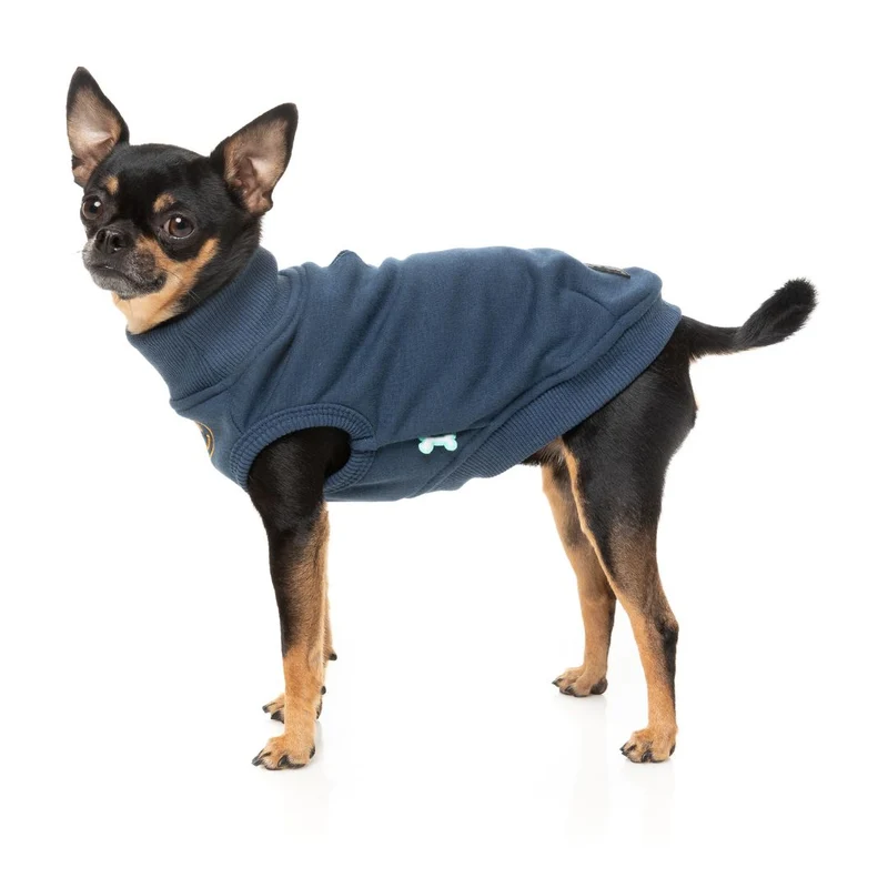 Hundepullover Sweater Smiley Navy