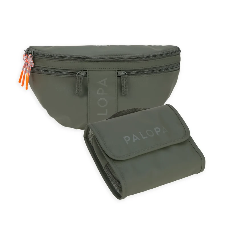 Set: Hunde Leckerlibeutel Emma & Hunde Erste-Hilfe-Tasche Bano Dunkelgrün