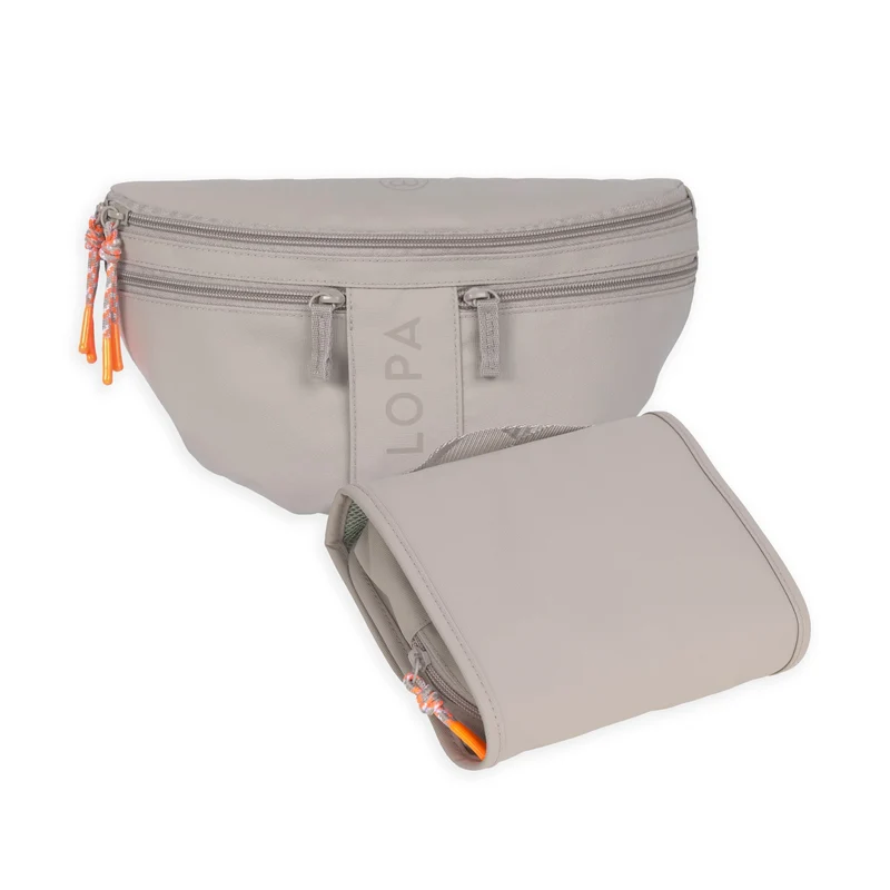 Set: Hunde Leckerlibeutel Emma & Hunde Erste-Hilfe-Tasche Bano Taupe