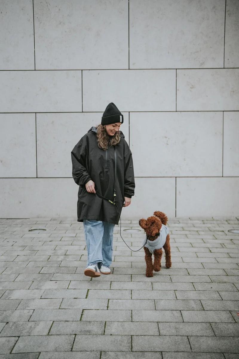 Hundepullover Fleece Derby Light Grey