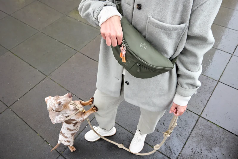Hunde Leckerlibeutel Emma Dunkelgrün