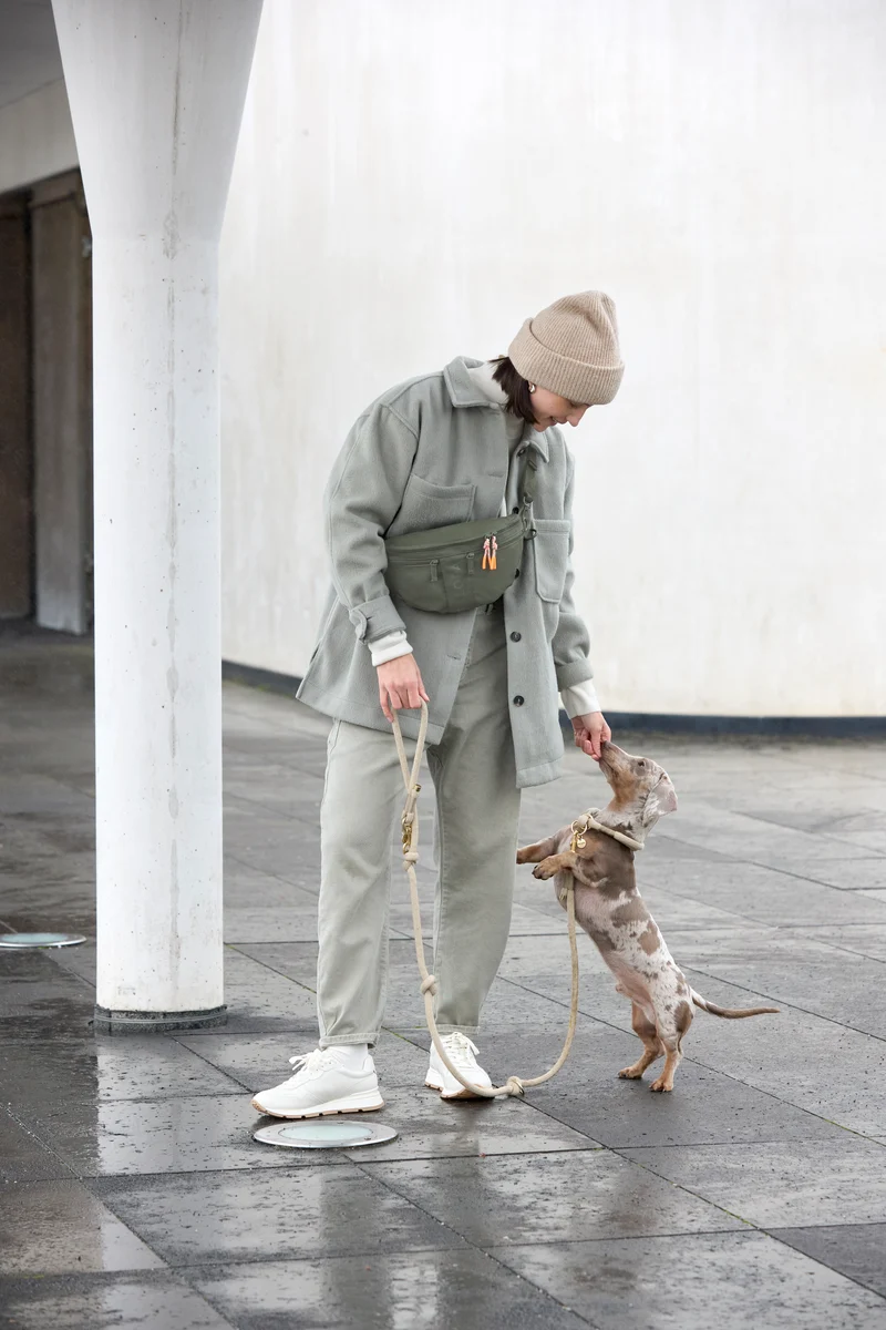 Hunde Leckerlibeutel Emma Dunkelgrün