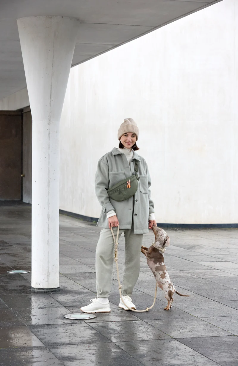 Hunde Leckerlibeutel Emma Dunkelgrün