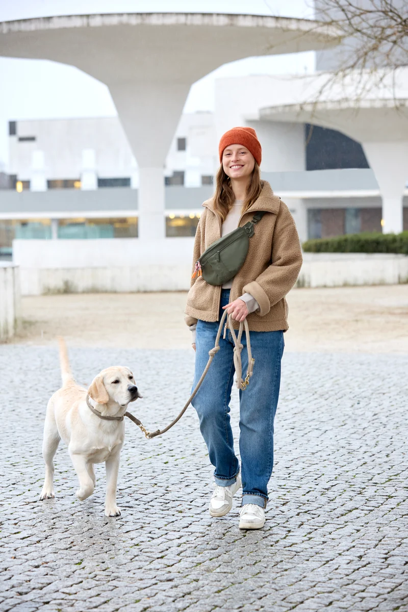 Hunde Leckerlibeutel Emma Dunkelgrün