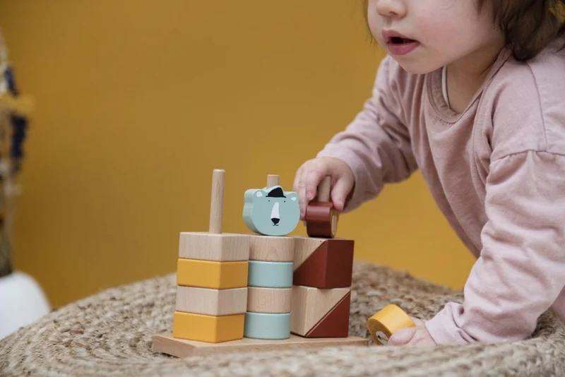 Steckspiel TIERE Holz für Kinder von Trixie