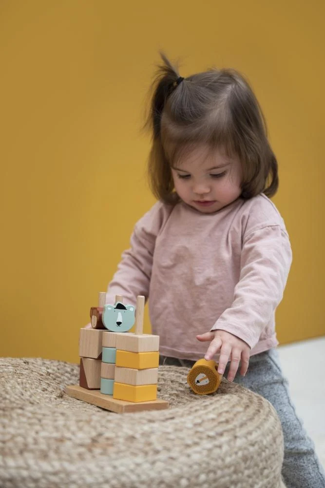 Steckspiel TIERE Holz für Kinder von Trixie