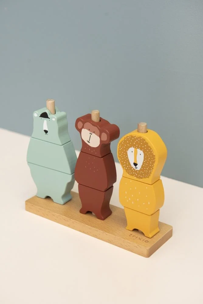 Steckspiel TIERE Holz für Kinder von Trixie
