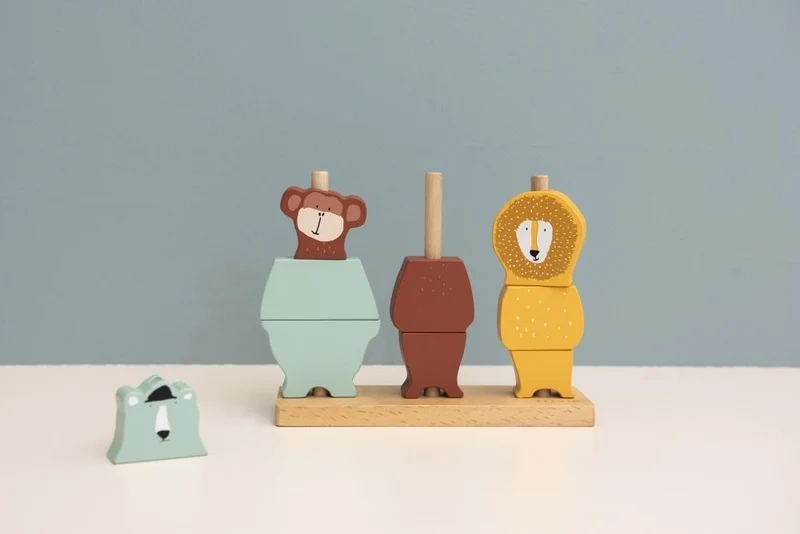Steckspiel TIERE Holz für Kinder von Trixie