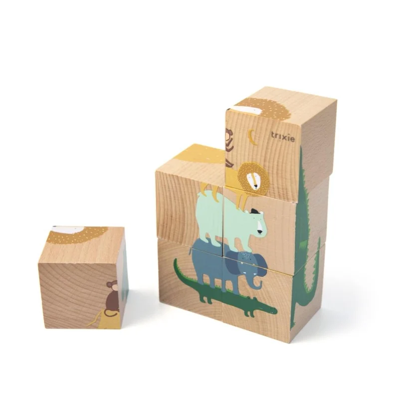 Holzspielzeug WÜRFELPUZZLE für Kinder von Trixie