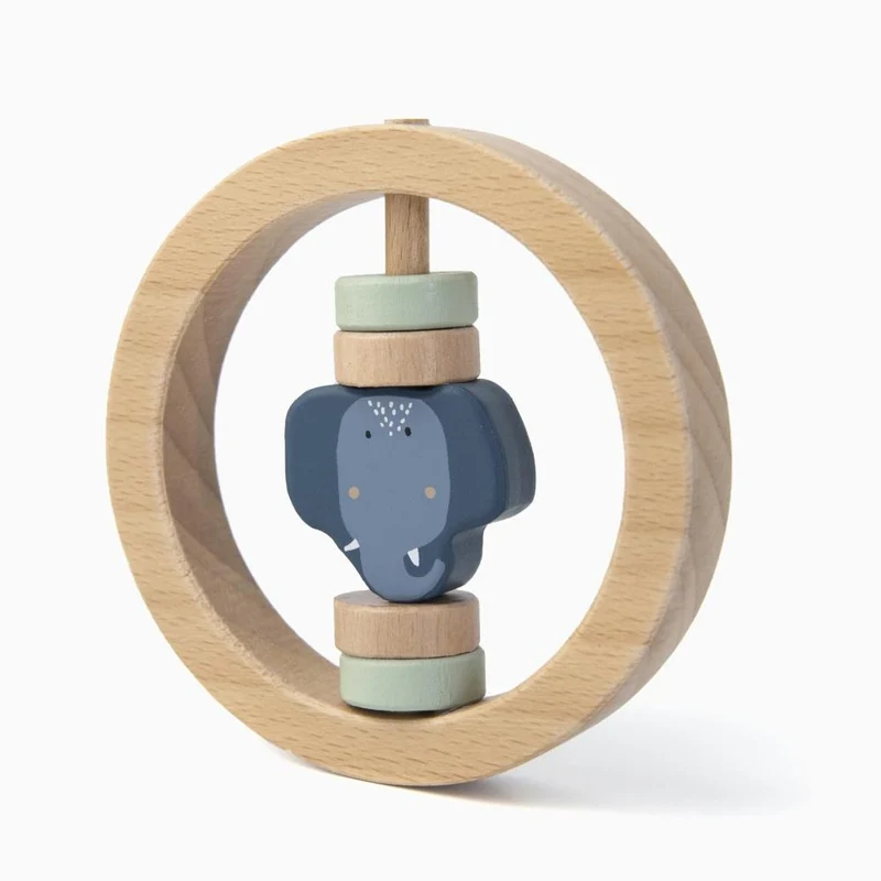 Holzrassel ANIMALS rund aus Holz für Baby von Trixie