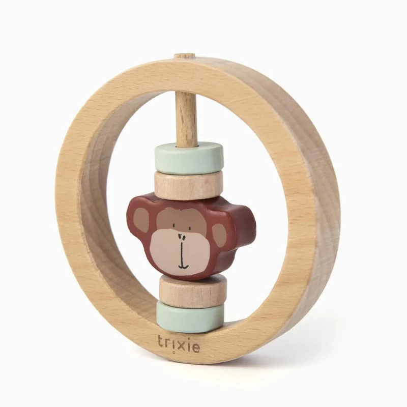 Holzrassel ANIMALS rund aus Holz für Baby von Trixie