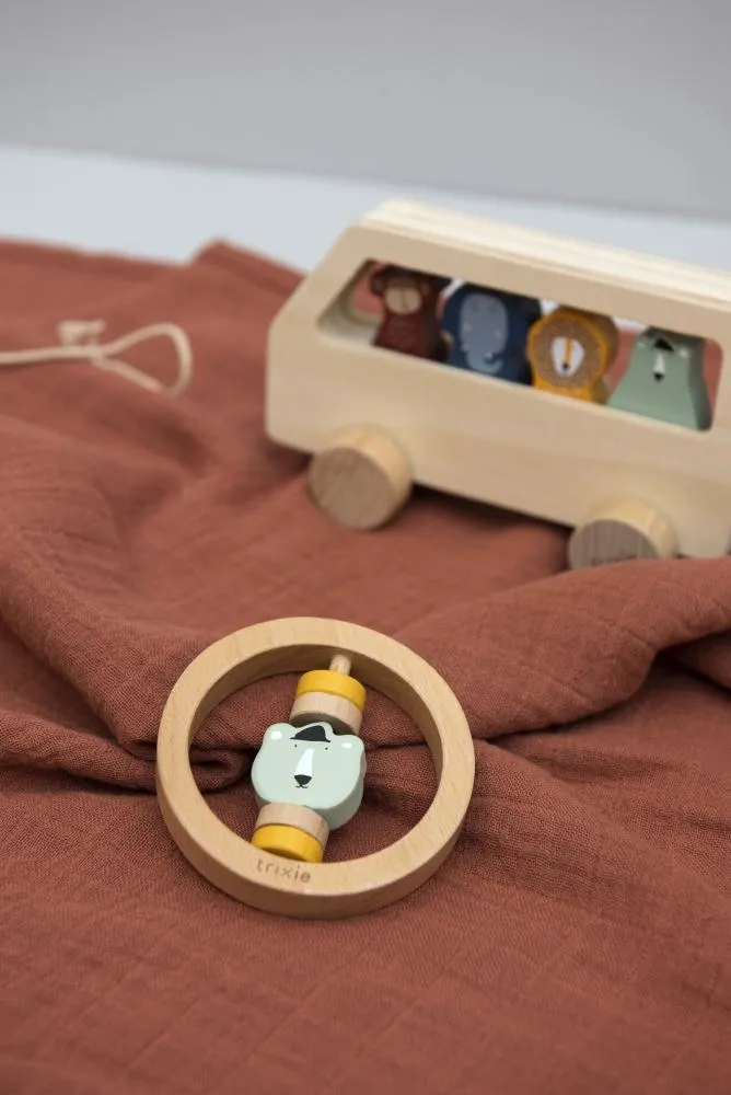 Holzrassel ANIMALS rund aus Holz für Baby von Trixie