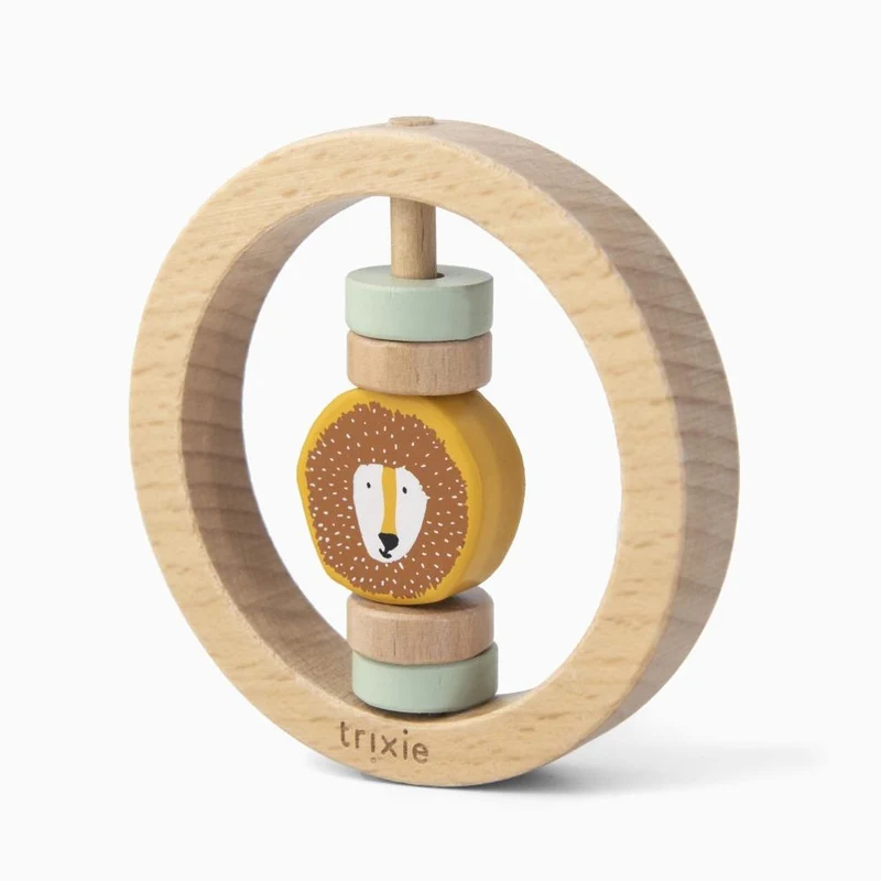 Holzrassel ANIMALS rund aus Holz für Baby von Trixie