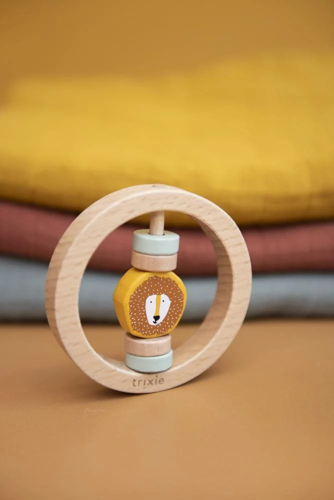 Holzrassel ANIMALS rund aus Holz für Baby von Trixie