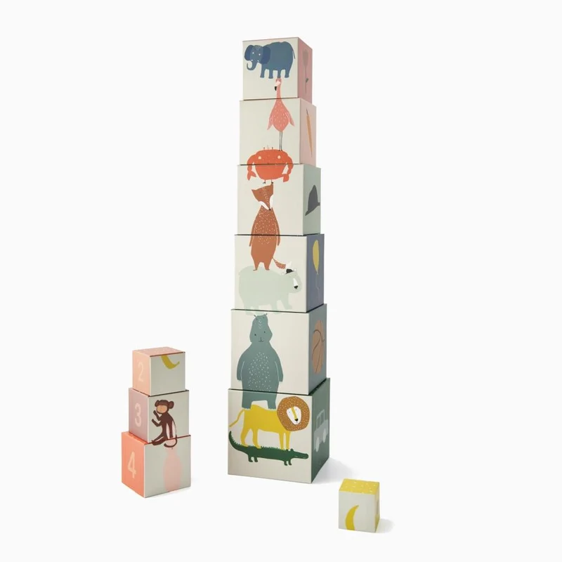 Spielzeug STAPELTURM aus Pappe für Kinder von Trixie