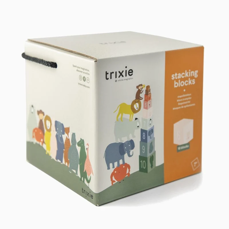 Spielzeug STAPELTURM aus Pappe für Kinder von Trixie