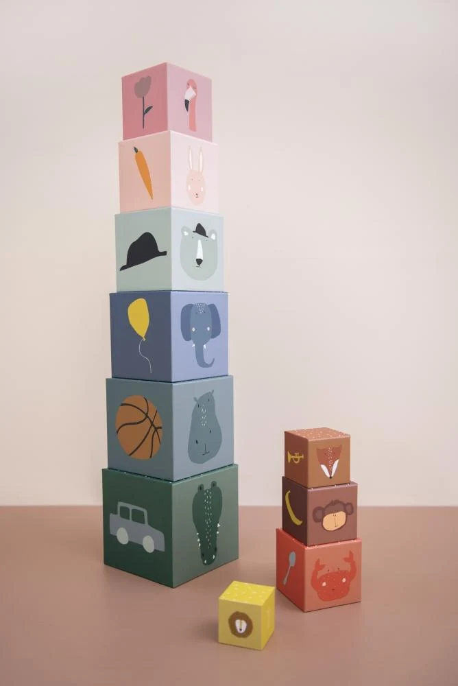 Spielzeug STAPELTURM aus Pappe für Kinder von Trixie