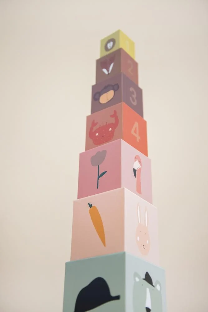 Spielzeug STAPELTURM aus Pappe für Kinder von Trixie