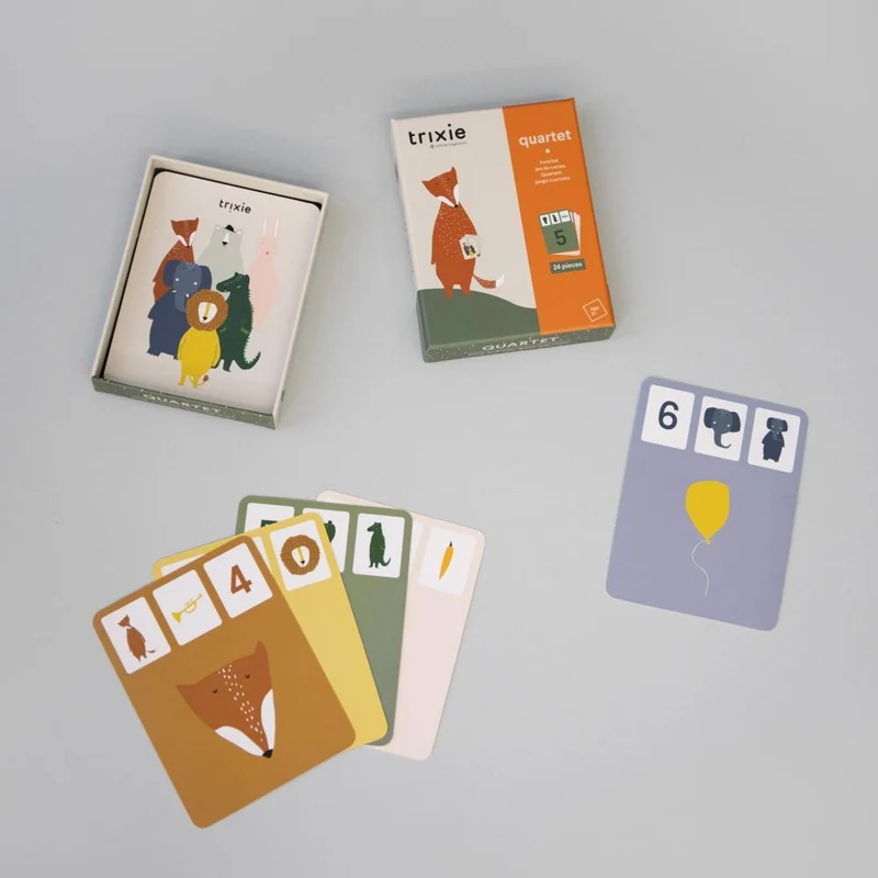 Spielzeug QUARTETT für Kinder von Trixie