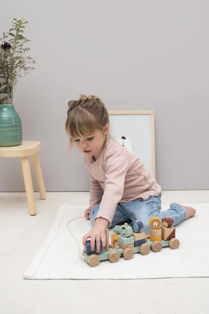 Holzspielzeug TIEREISENBAHN für Kinder von Trixie