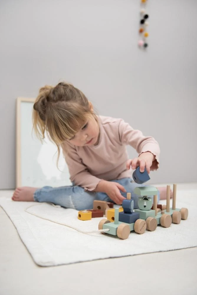Holzspielzeug TIEREISENBAHN für Kinder von Trixie