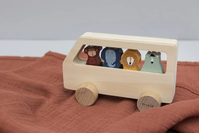 Holzspielzeug TIERBUS für Kinder von Trixie