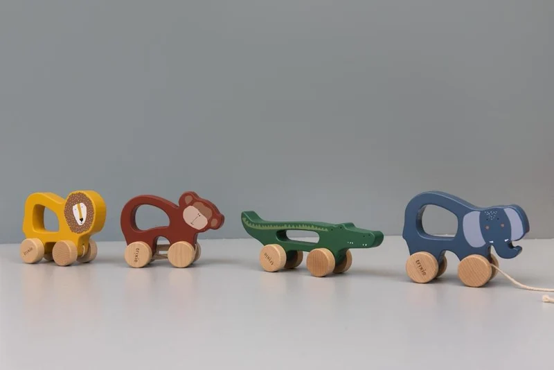 Nachziehtier ANIMALS aus Holz für Kinder von Trixie