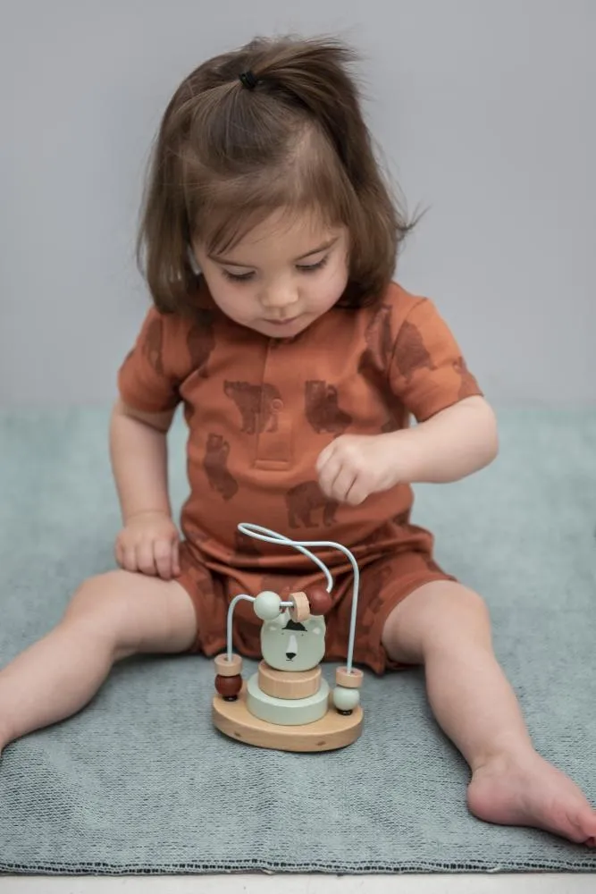 Motorikschleife ANIMALS aus Holz für Kinder von Trixie
