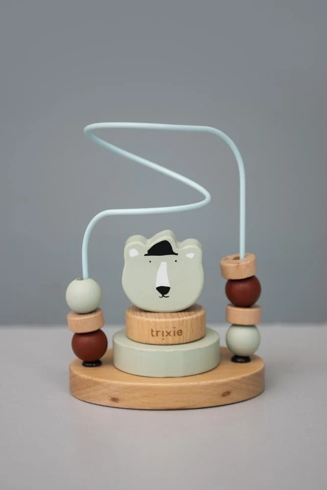 Motorikschleife ANIMALS aus Holz für Kinder von Trixie