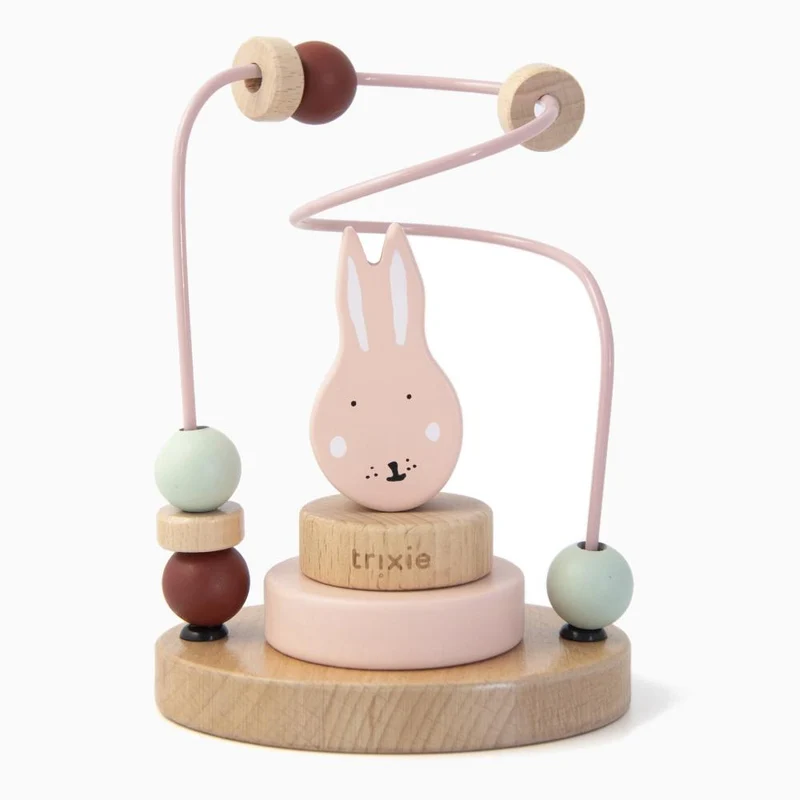 Motorikschleife ANIMALS aus Holz für Kinder von Trixie