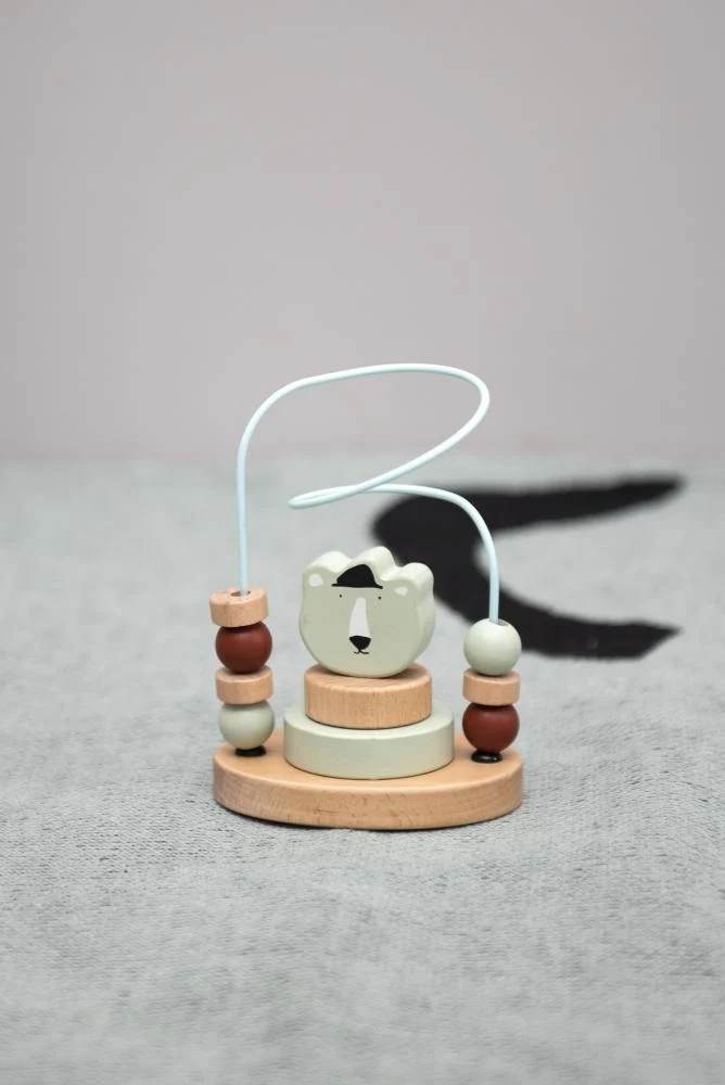 Motorikschleife ANIMALS aus Holz für Kinder von Trixie