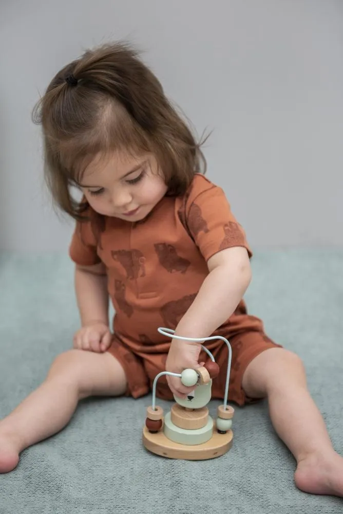 Motorikschleife ANIMALS aus Holz für Kinder von Trixie
