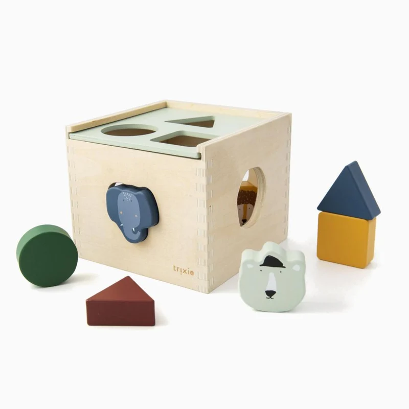 Steckspiel ANIMALS Holz für Kinder von Trixie