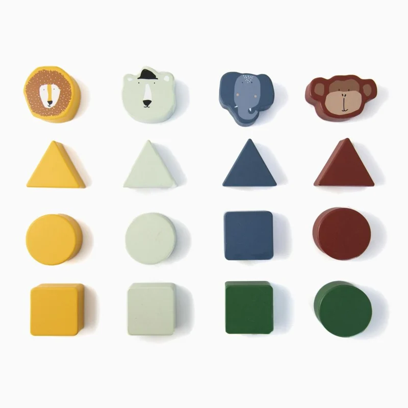 Steckspiel ANIMALS Holz für Kinder von Trixie