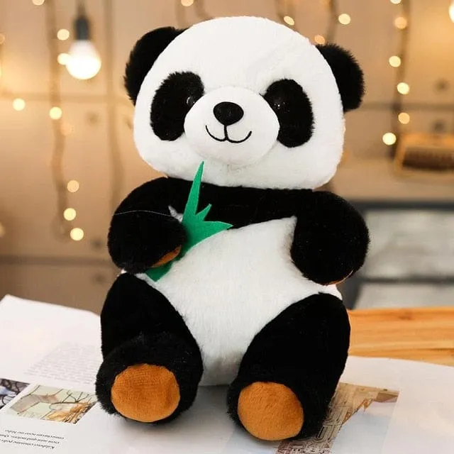 Plüschtier Panda – Kuscheltier - Stofftier aus Bambus