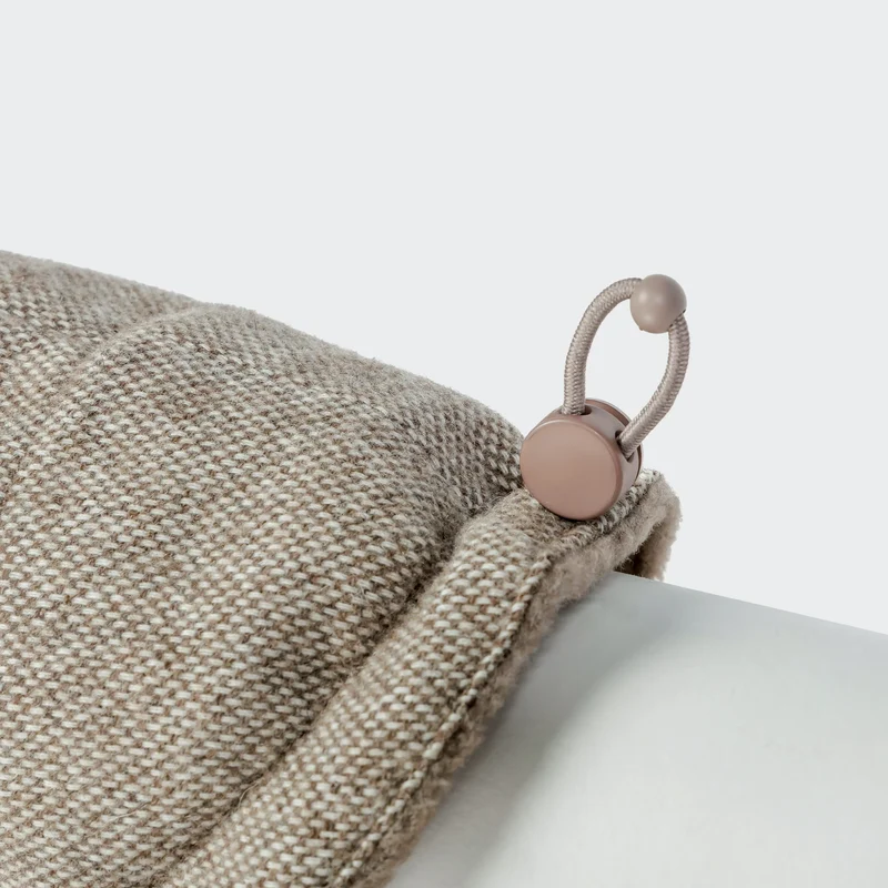 Hundemantel Brooklyn DACKEL Tweed Beige
