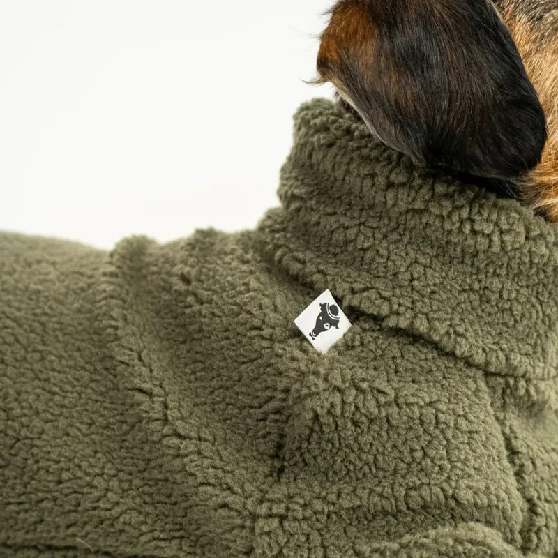 TEDDY Overall für Dackel Olivgrün