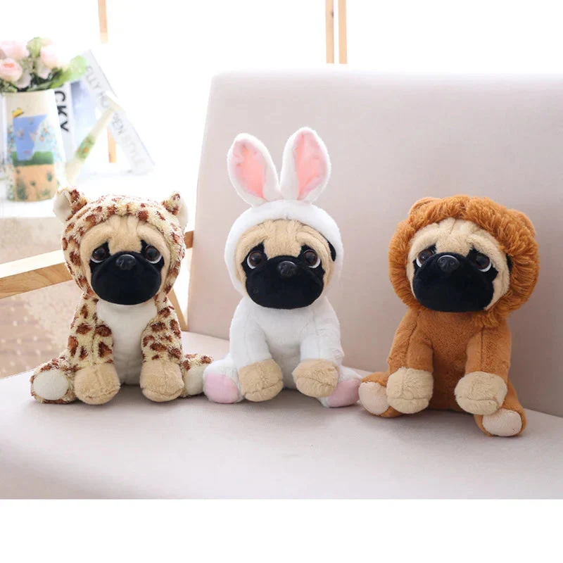 Plüschtier Mops – Kuscheltier - Stofftier weich