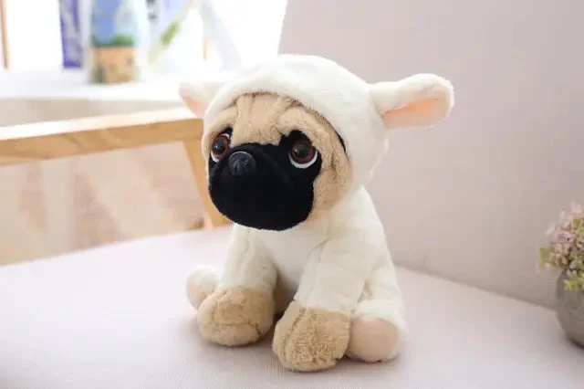 Plüschtier Mops – Kuscheltier - Stofftier weich