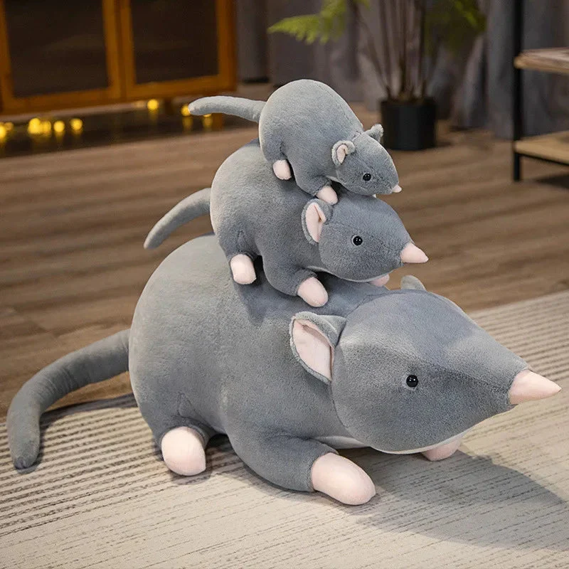 Plüschtier Ratte – Kuscheltier - Stofftier weich