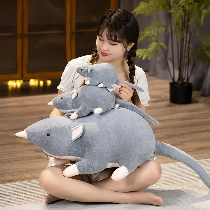 Plüschtier Ratte – Kuscheltier - Stofftier weich