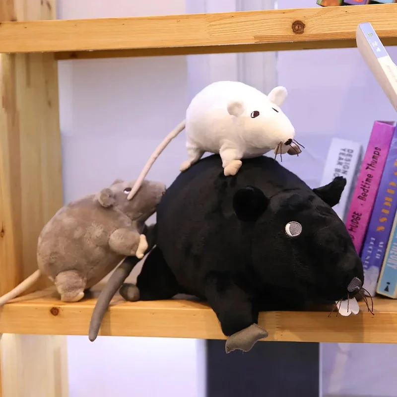 Plüschtier Ratte – Kuscheltier - Stofftier weich