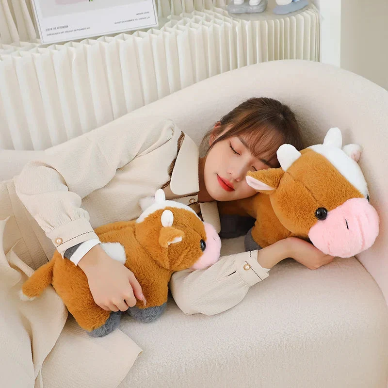 Plüschtier Baby Kuh – Kuscheltier - Stofftier weich