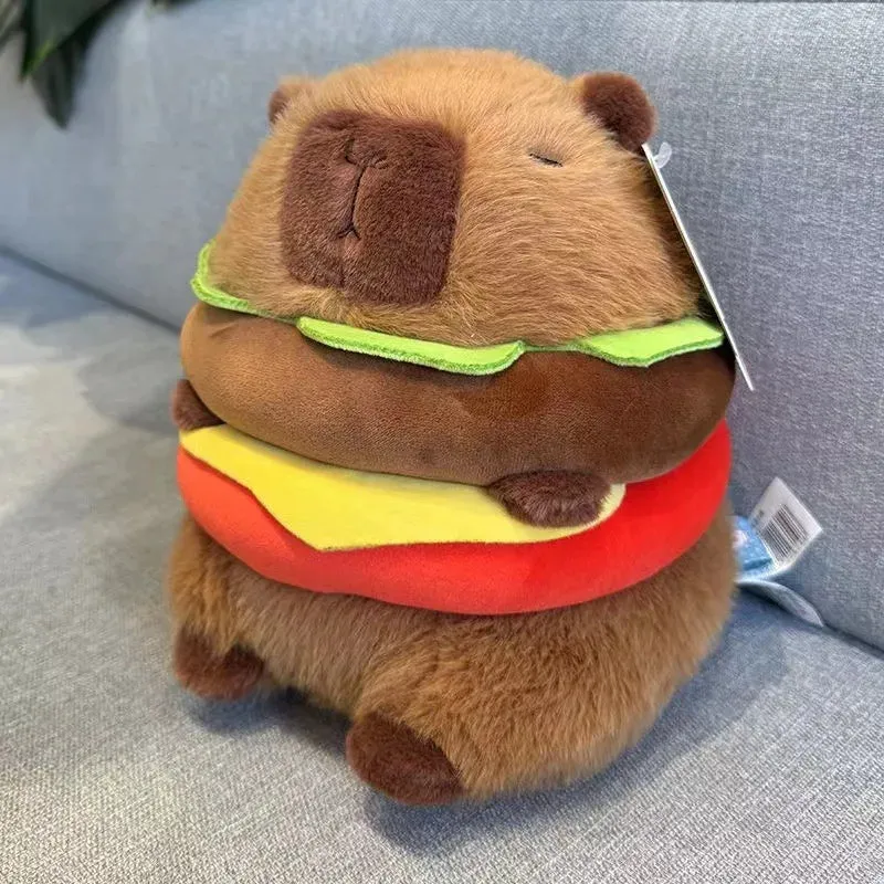 Plüschtier Capybara Burger – Kuscheltier - Stofftier