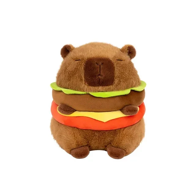 Plüschtier Capybara Burger – Kuscheltier - Stofftier
