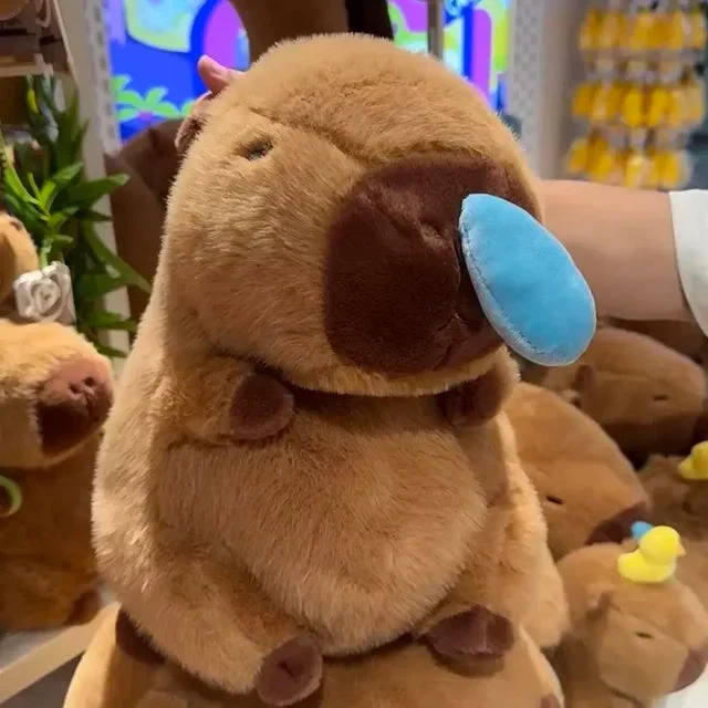 Plüschtier Schlafende Kapybara – Kuscheltier - Stofftier