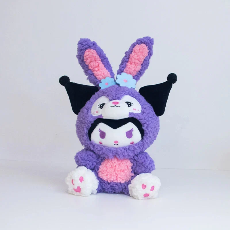 Plüschtier Hello Kitty – Kuscheltier - Stofftier mit Hasenohren