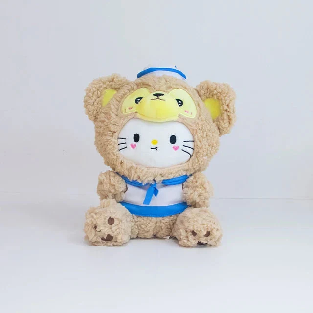 Plüschtier Hello Kitty – Kuscheltier - Stofftier mit Hasenohren